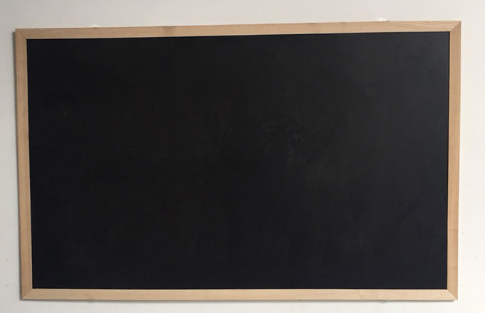 bảng đen khung gỗ tự nhiên