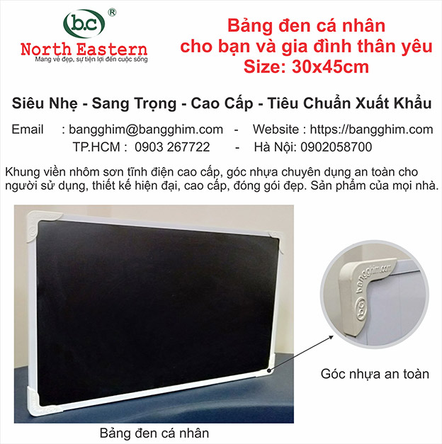 Bảng đen học sinh treo tường cá nhân