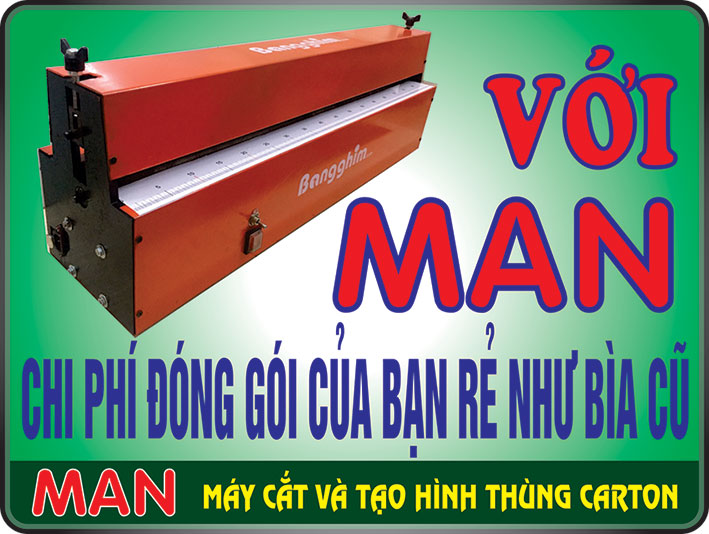 Man máy cắt và tạo hình thùng carton